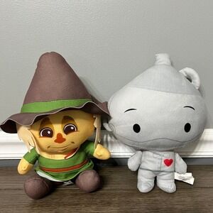 Wizard Of Oz Scarecrow Tin Man Plush Set The Toy Factory Stuffed Movie Toy